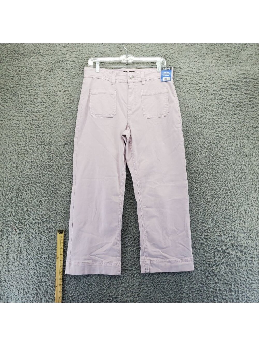 Buffalo David Bitton Jeans Womens 10/30 Lavender Brigette High-Rise Crop *NWT*